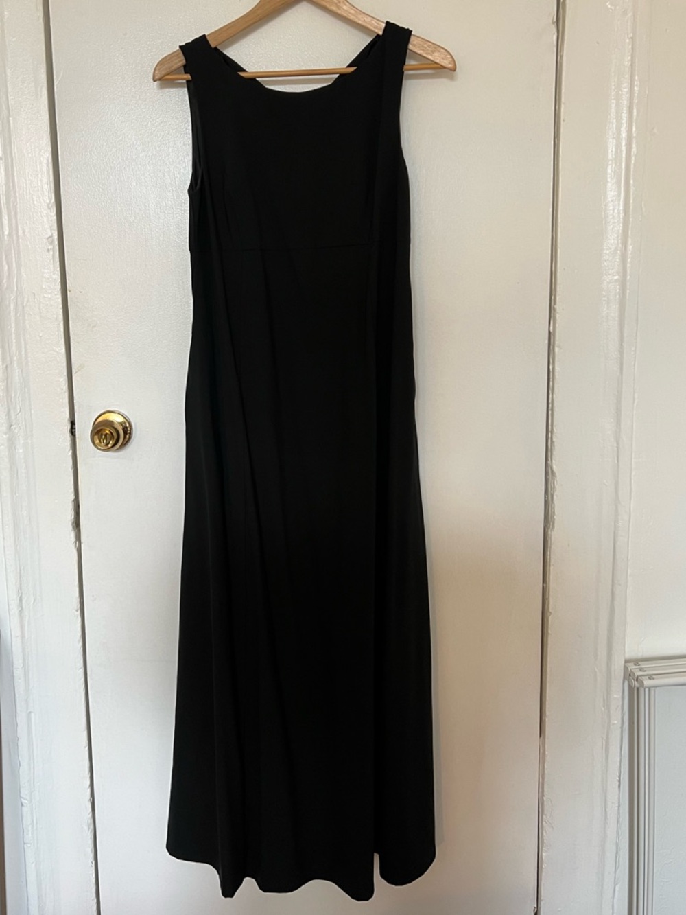 Sarah Pacini Black Sleeveless Maxi Dress